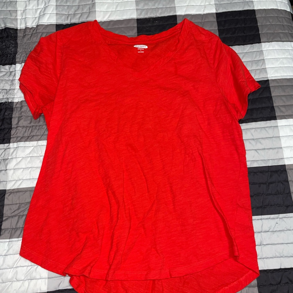 Red v neck